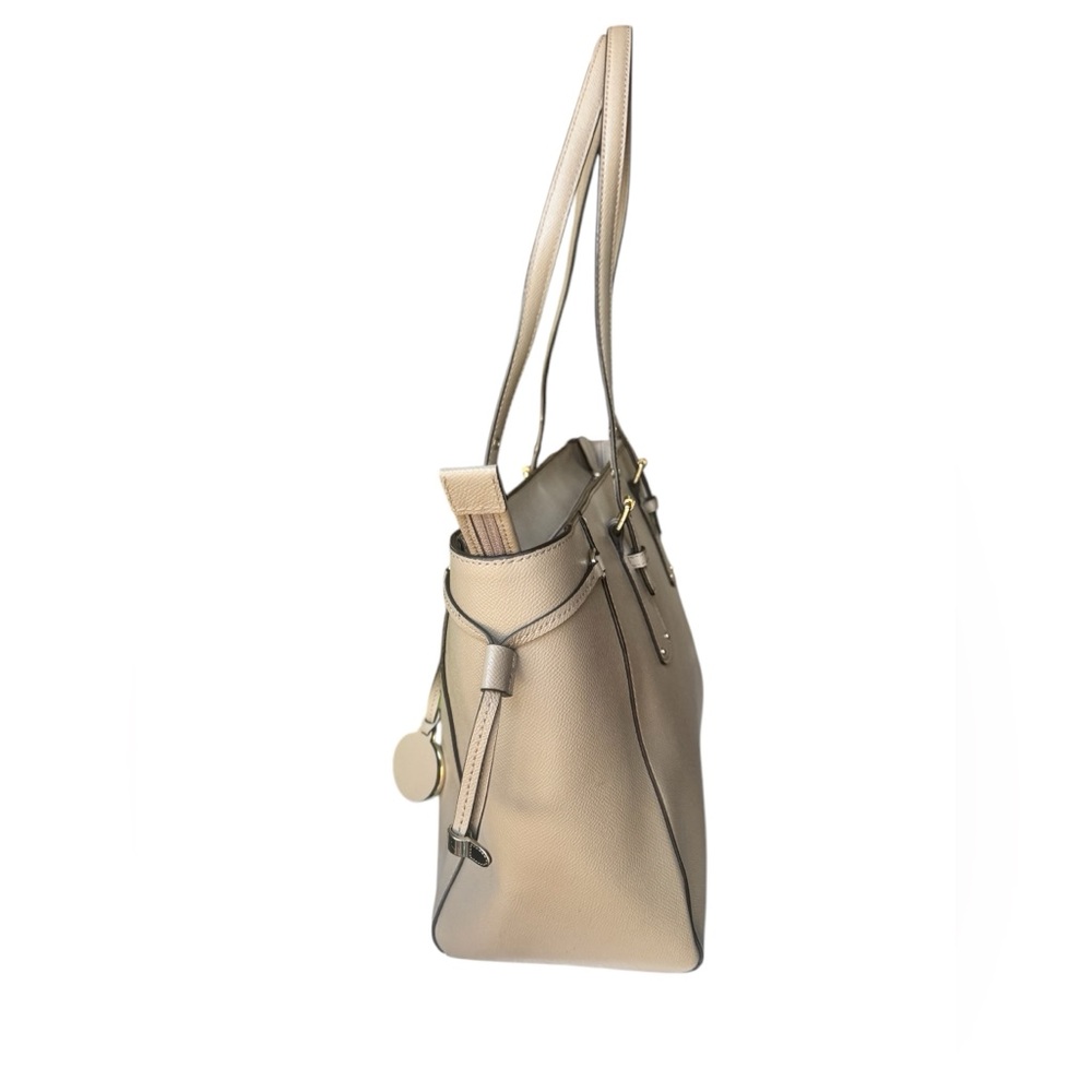 Michael Kors Voyager Medium Crossgrain Leather Tote Bag - Picture 8 of 14